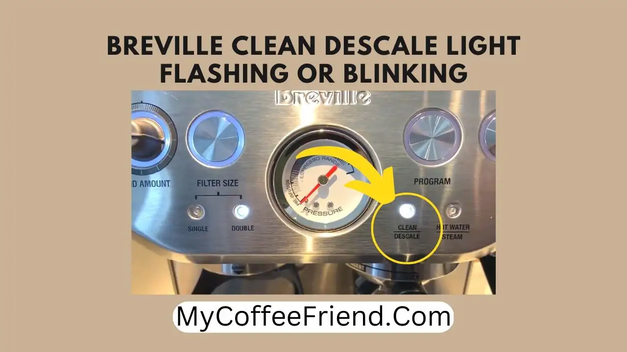 Breville Clean Descale Light Flashing or Blinking